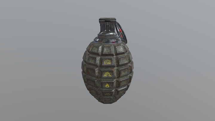 GN - 711 Grenade 3D Model