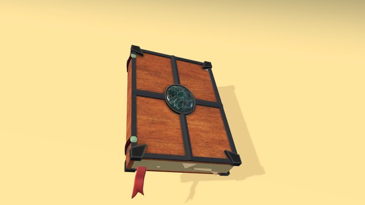 Magic book 3D Model