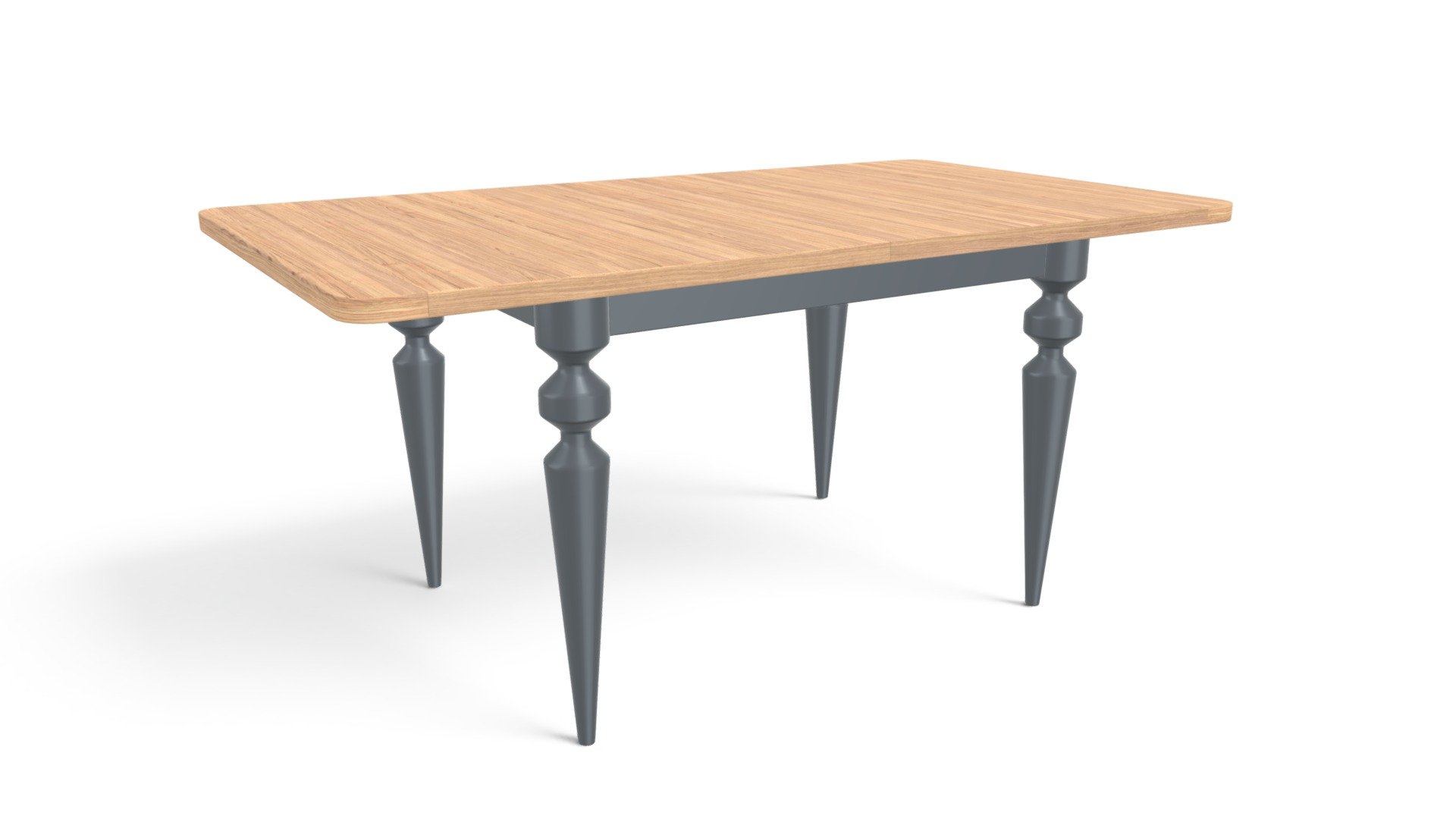 Betty Extending Dining Table, Oak and Grey