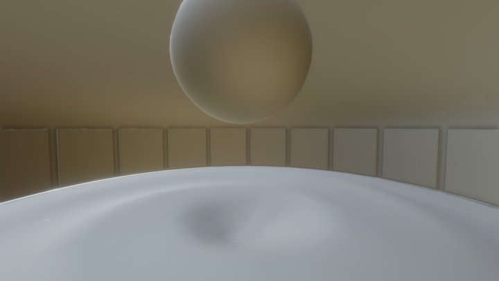 Circle Room 3D Model