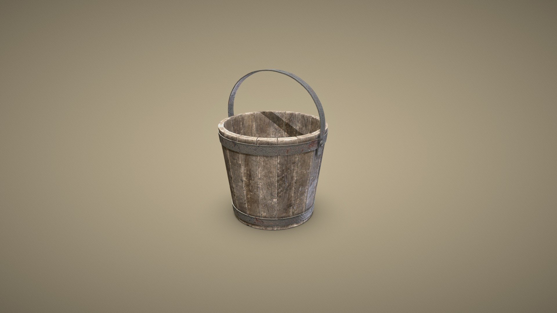Wooden Water Bucket - Download Free 3D model by Chris Williams ...