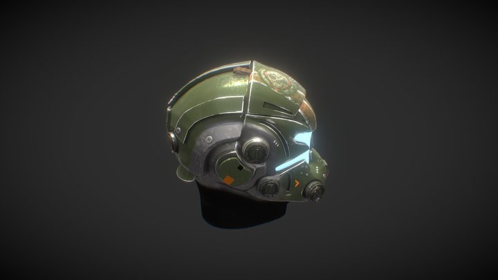 Titanfall 2 - Pilot Helmet 3D Model