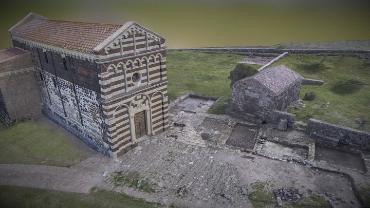 Medieval church Italy 3D Model