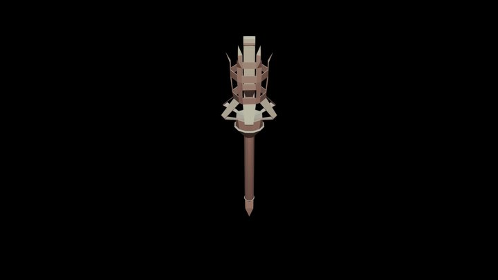 WallMetalTorch 3D Model