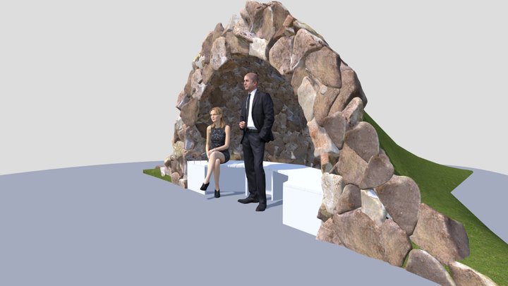 Грот 3D Model