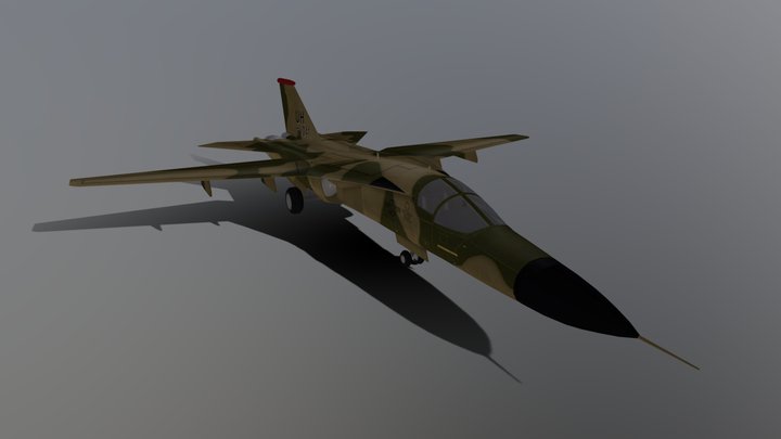 F-111E Aardvark – Modelo 3D gratuito STL