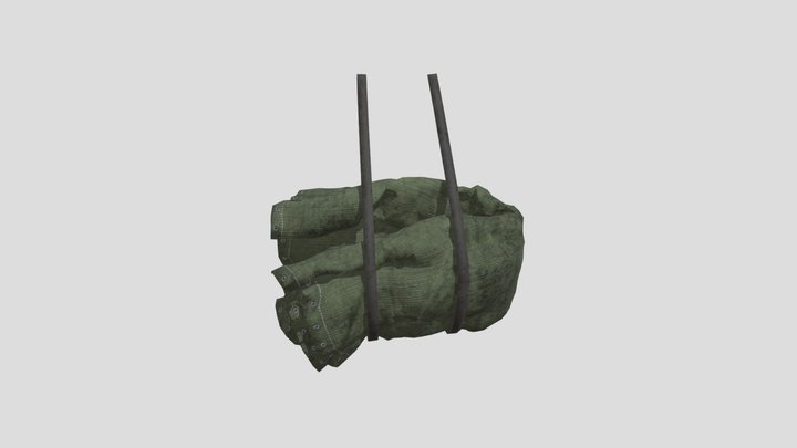 Military tarp 2 3D Model