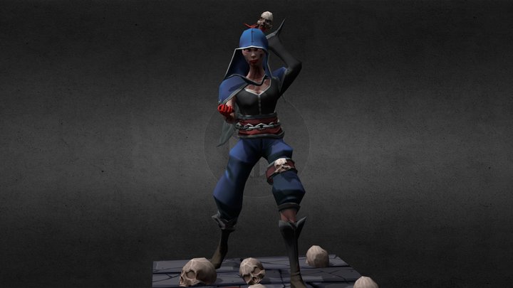 Vampire Mila 3D Model