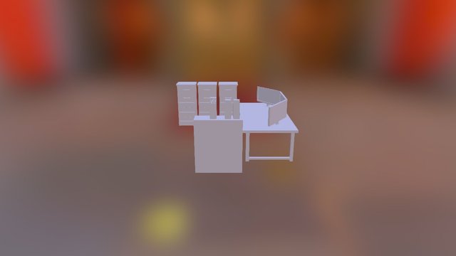 Officeroom 3D Model