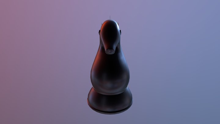 Horse chess model 3D Model