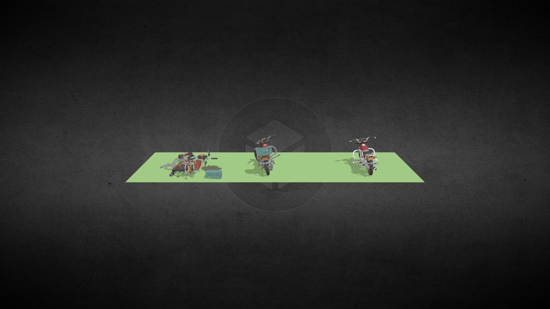 ThreeVersionsOfOneModel — Sketchfab embed 3D viewer