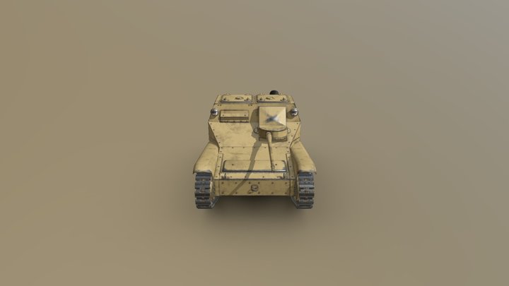 Italian tankette Carro Veloce 33 – L3/33 3D Model