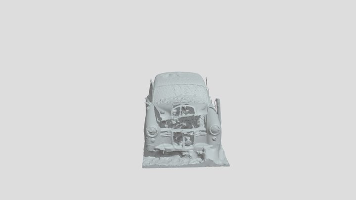 Abandoned Mercedes Ponton SCAN for 3D-printing