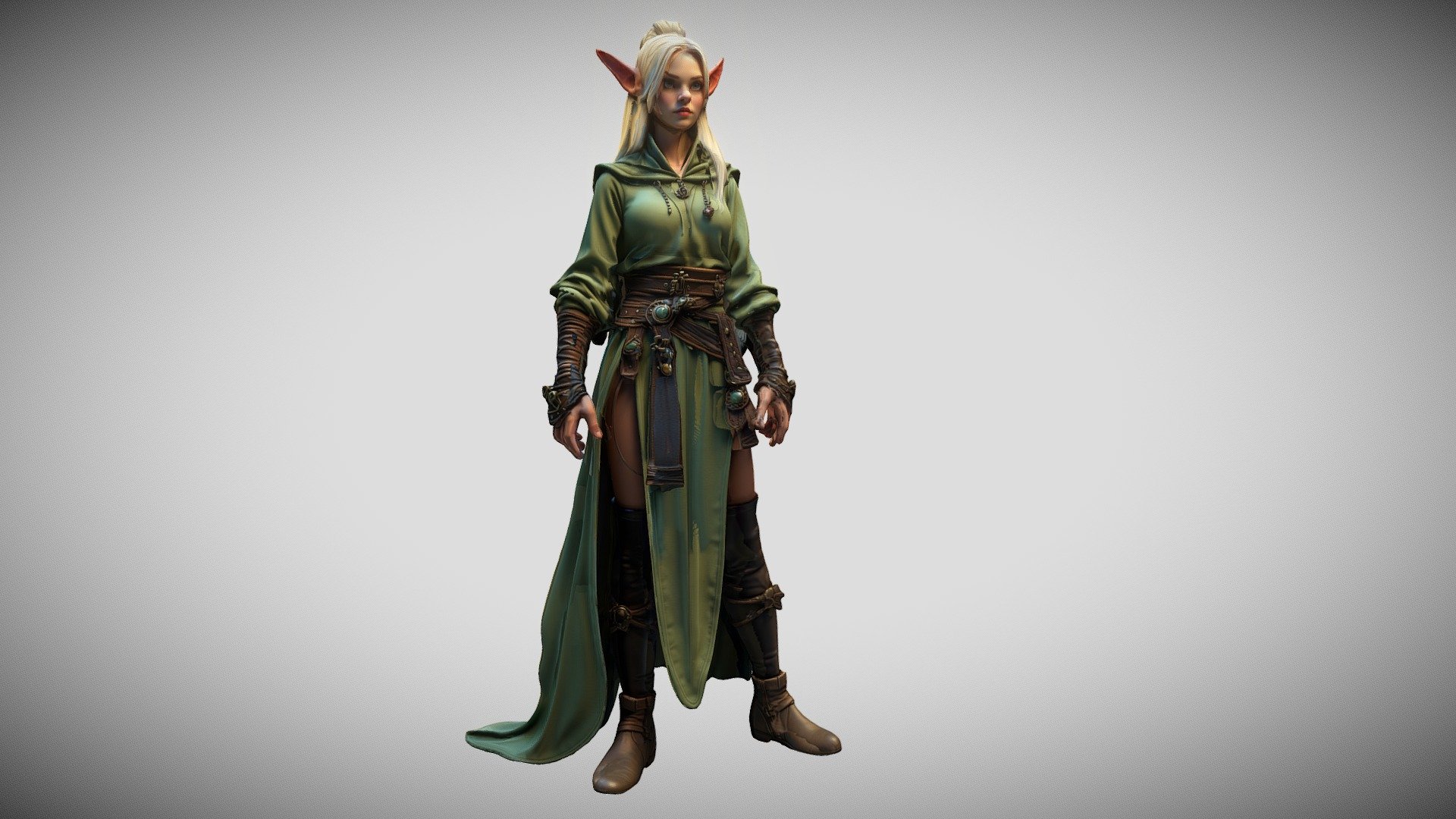 Elf Fortune Teller - Download Free 3D model by UFRE Studio (@ufrestudio ...