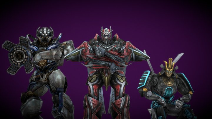 (RIGGED) 'AOE mobile' transformers Pack 1