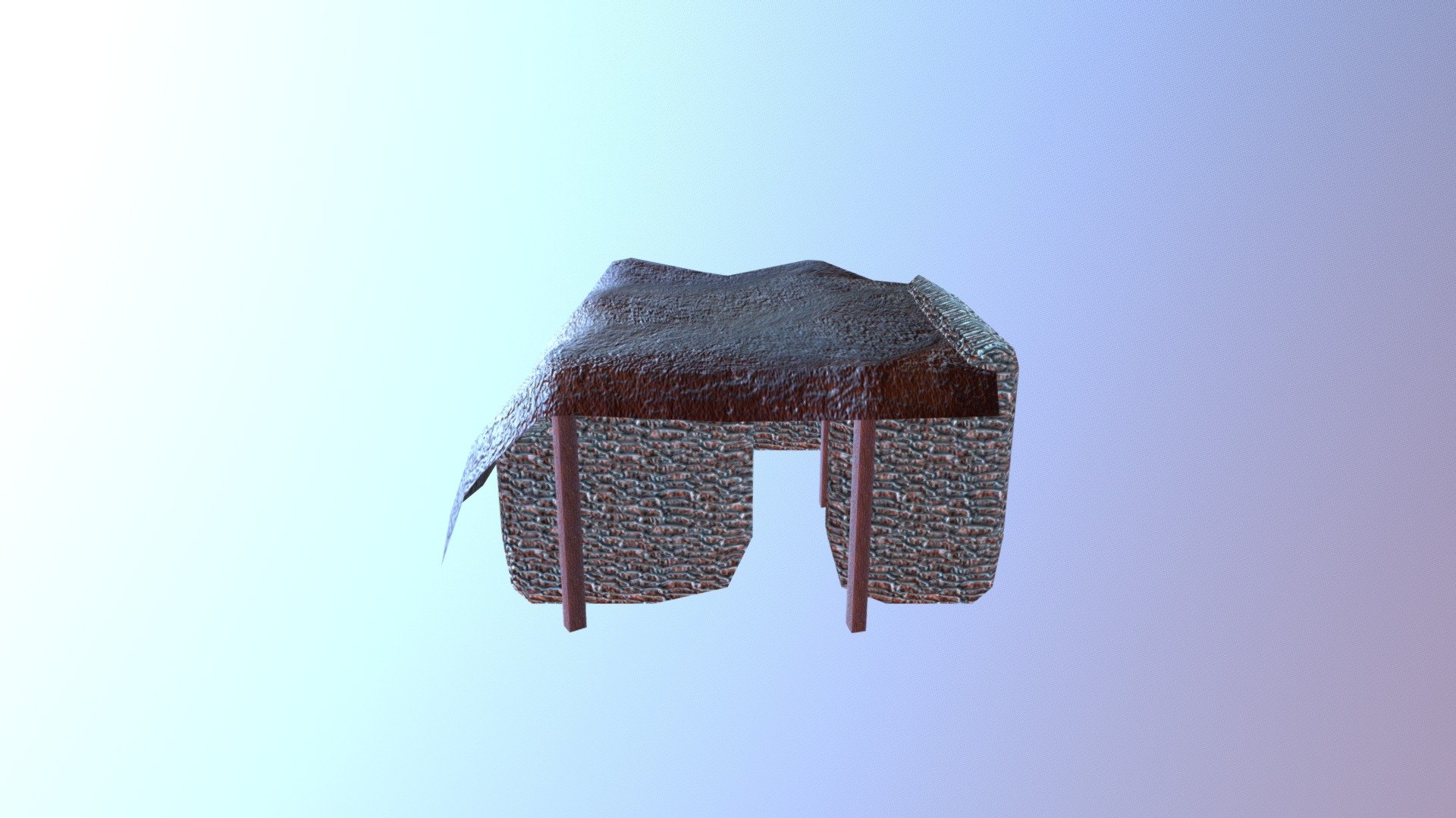 Vietnam War Base Camp - Sandbag Pillbox 02