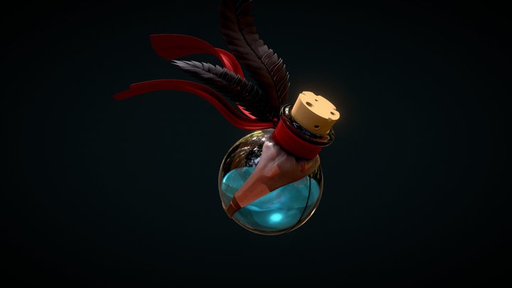 Mana potion 3D Model