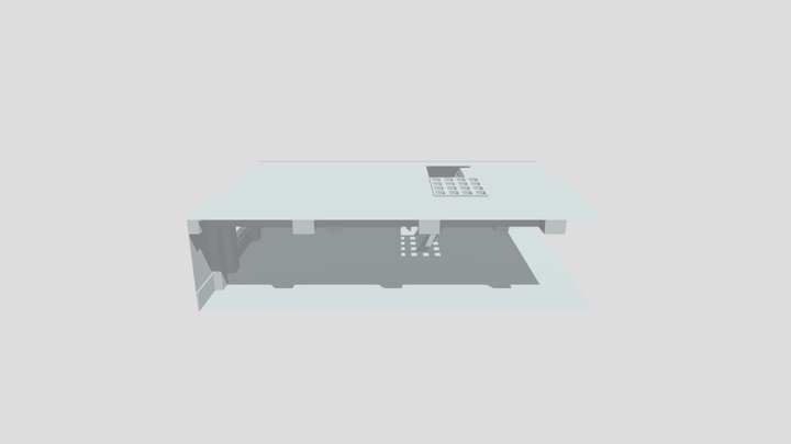 White Boxing Scene 3D Model