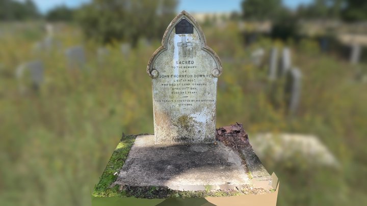 Lt. John Thornton Down 3D Model