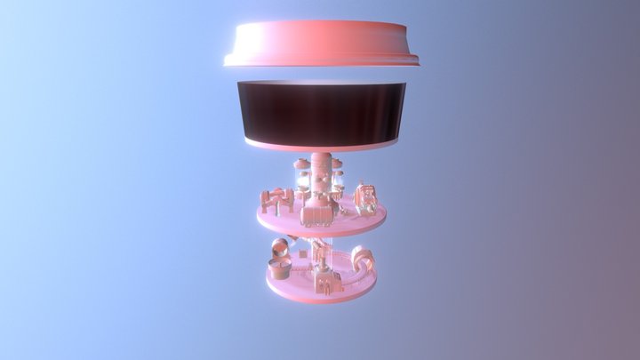 Coffee Factory 3D Model