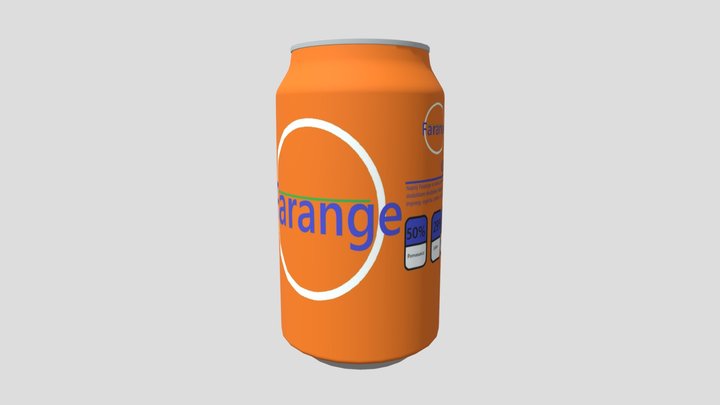 Napój Pomarańczowy - Farange 3D Model