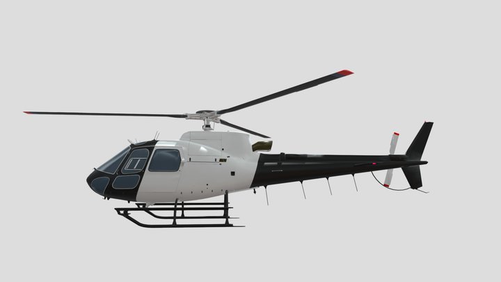 EurocopterAS350 3D Model