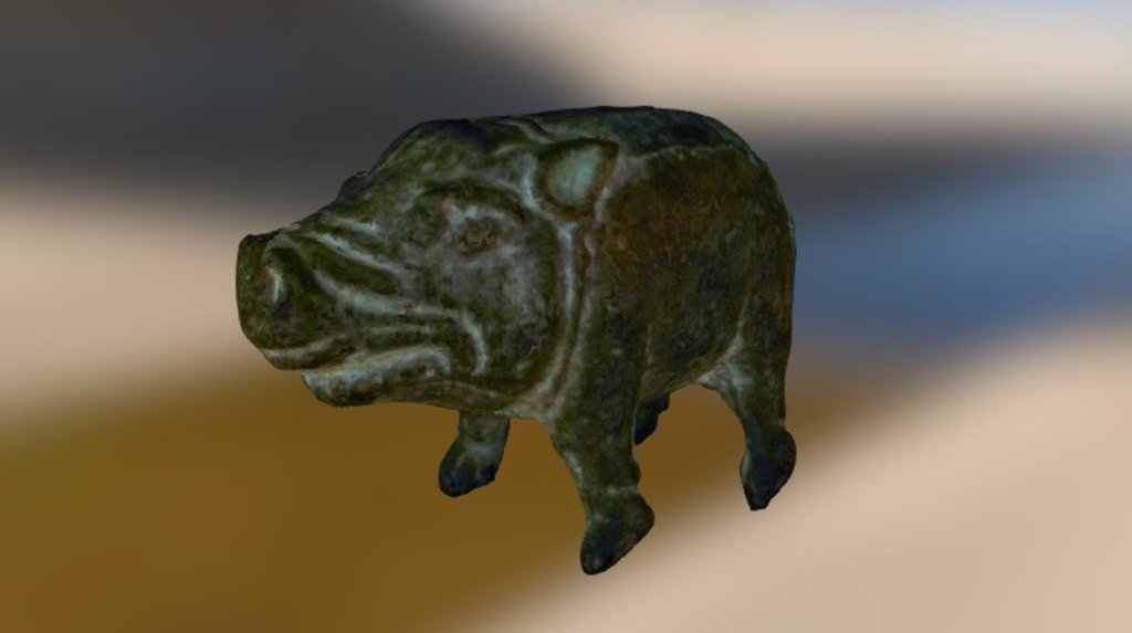 Pig Figurine (VCU_3D_1723)