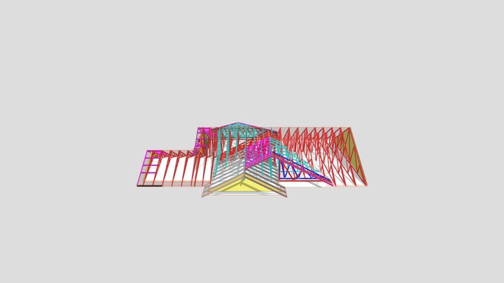 Westside Timbers Trusses & Ceiling 3D Model