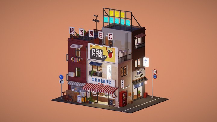 Shop 3D Model