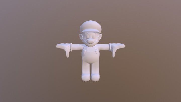 Super Mario - Low Poly (WIP) 3D Model