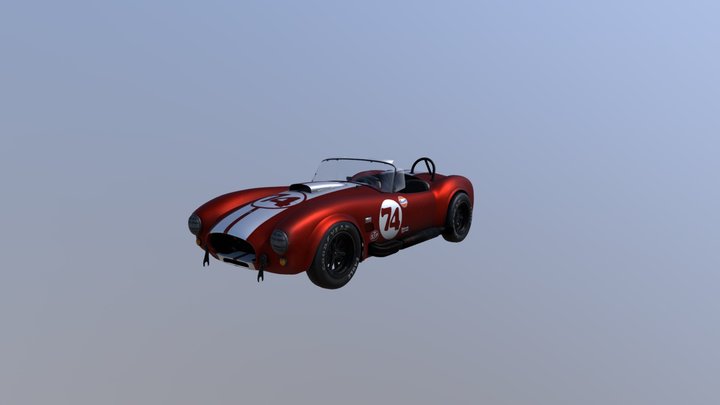 AC Cobra Red 3D Model