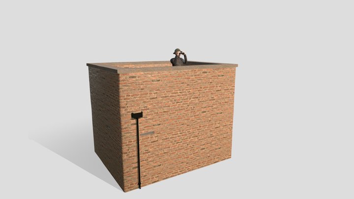 WW2 Observation Tower Marsh Park, Brierley Hill 3D Model