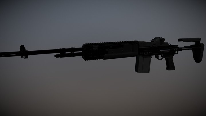 M14 EBR 3D Model