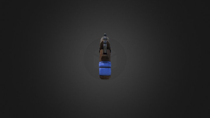 Flare Gun 3D Model