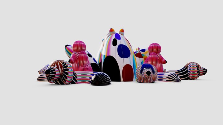 Lost Dogs Disco 3D Model
