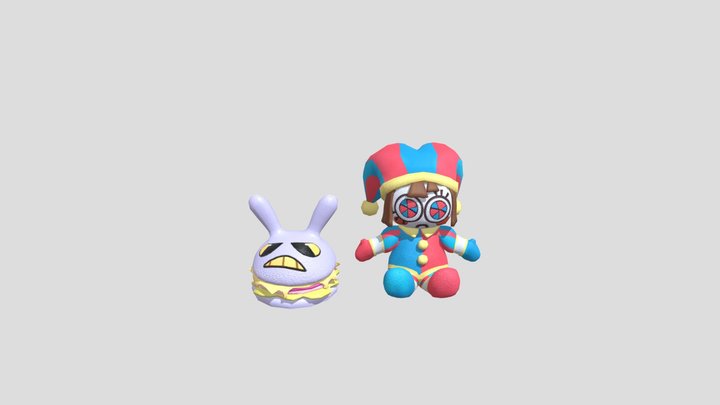 POMNI PLUSH And Jax Hambur 3D Model