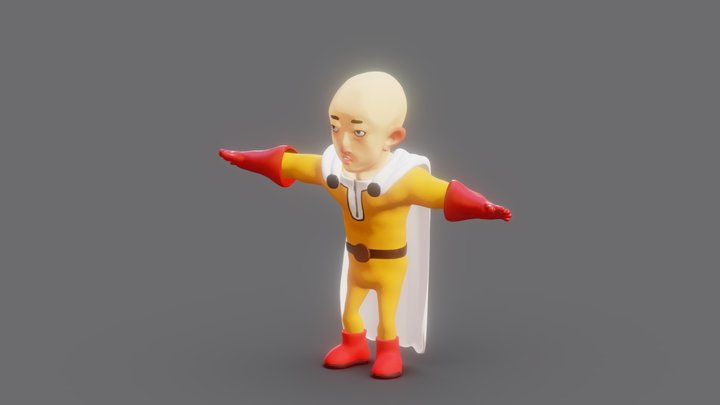 Saitama 3D Model