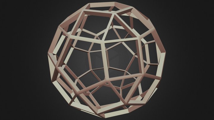 Rhombicosidodecahedron 3D models - Sketchfab