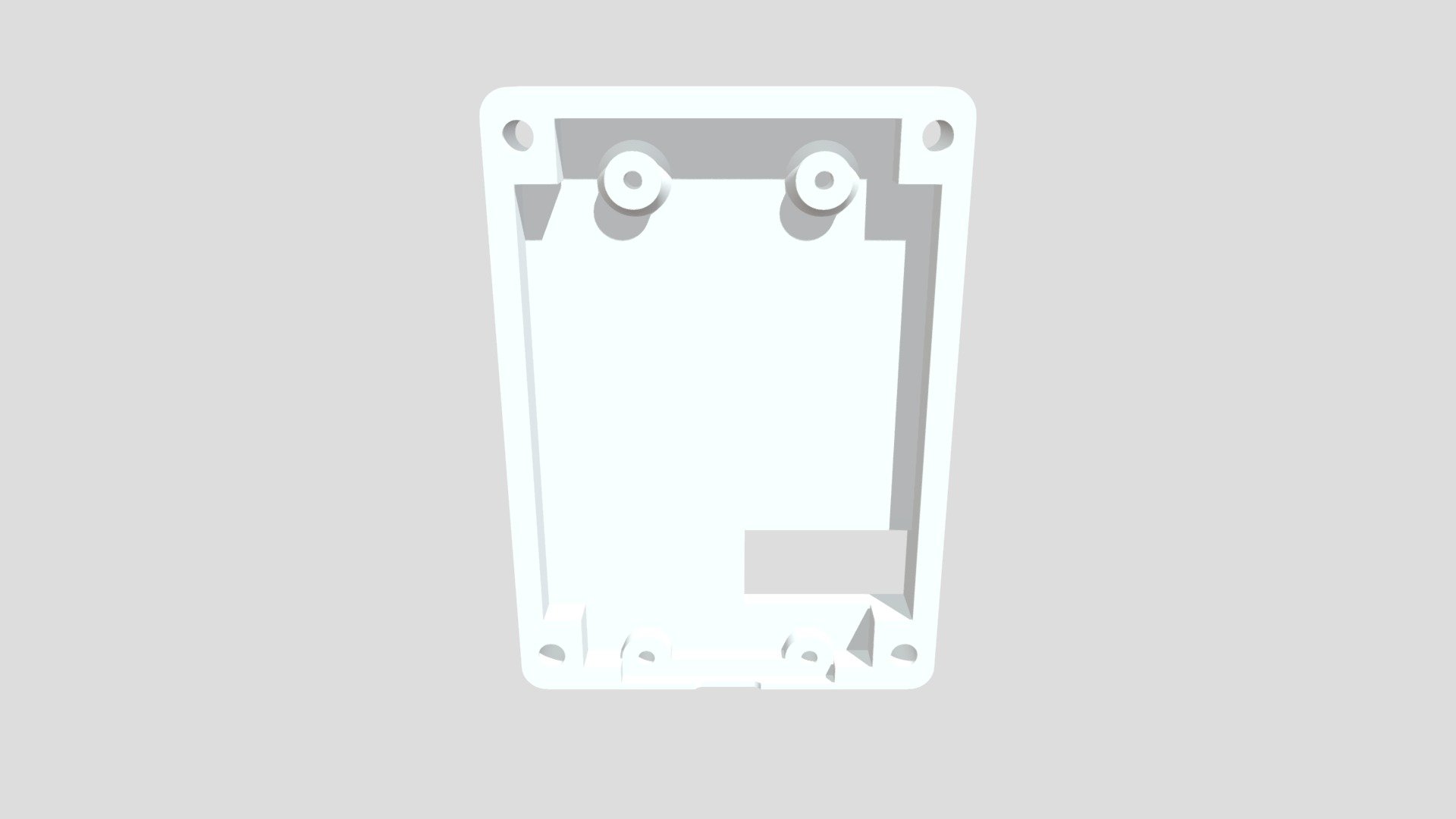 Beach UV meter - middle part of case