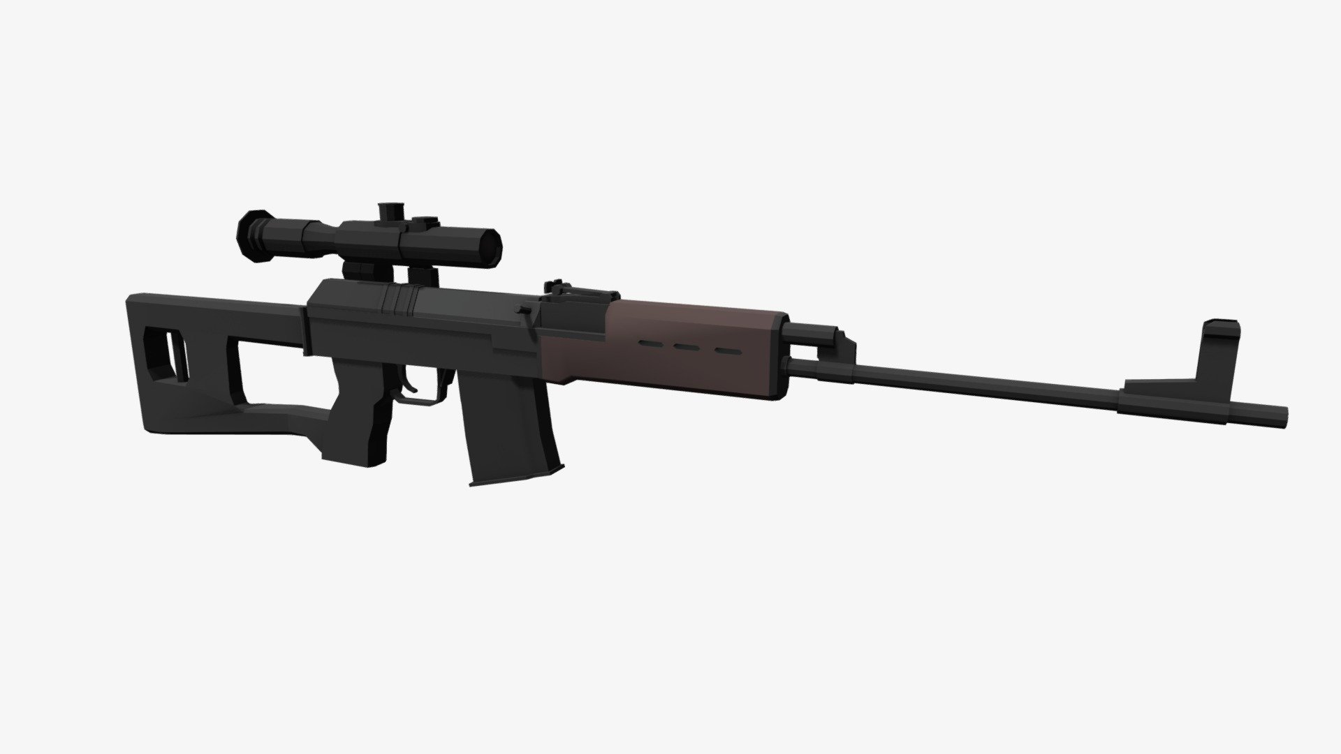 Low Poly VZ. 58 Sniper