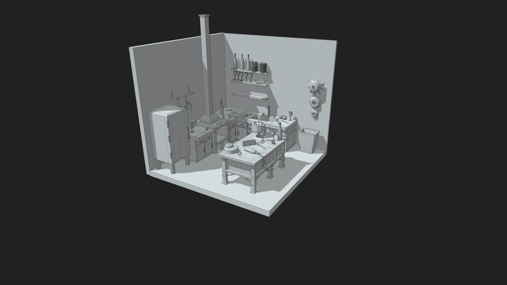 Still Life Kitchen 3D Model