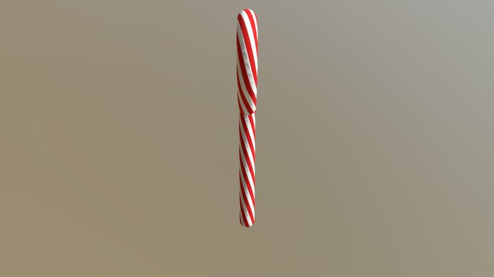Candycane 3D Model