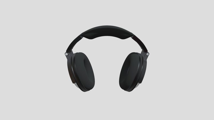 Oneodio Studio Headphones Black 3D Model