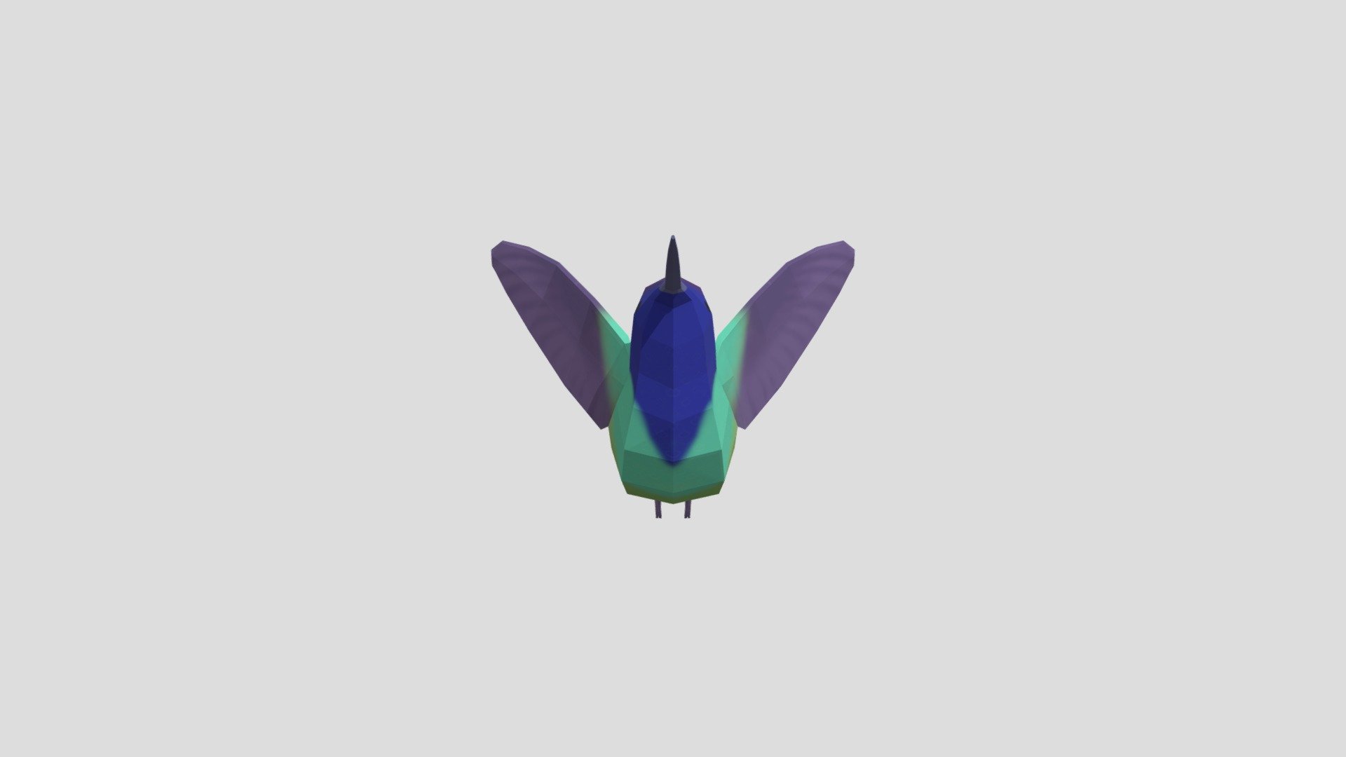 Hummingbird by Google Poly