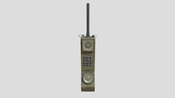 Call In Radio 3D Model