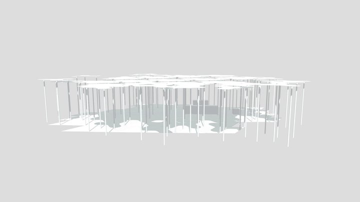 2015 MPavilion - Amanda Levete 3D Model 3D Model