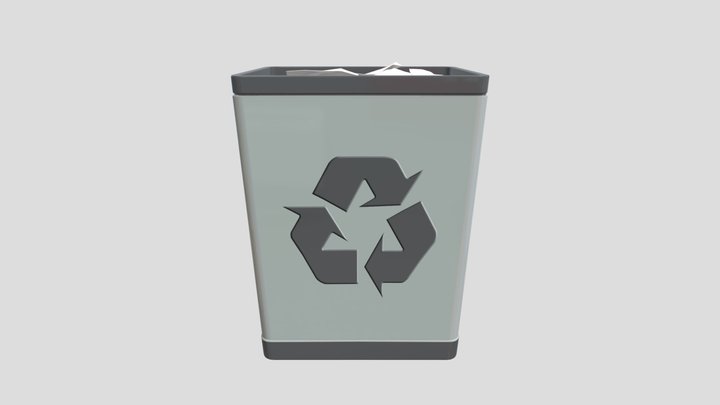 Recycle-Bin 3D Model