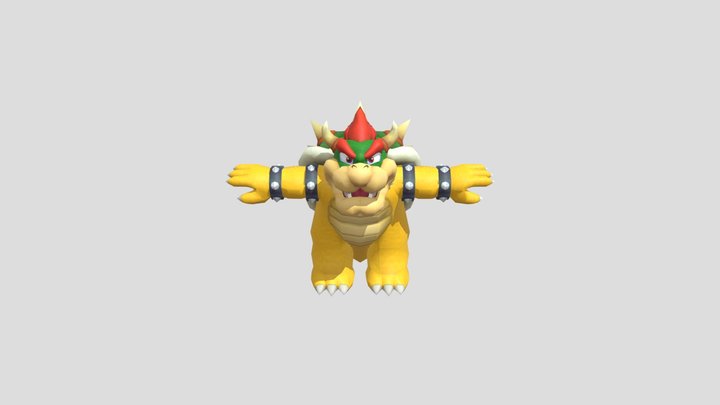 Wii - Fortune Street - Bowser 3D Model