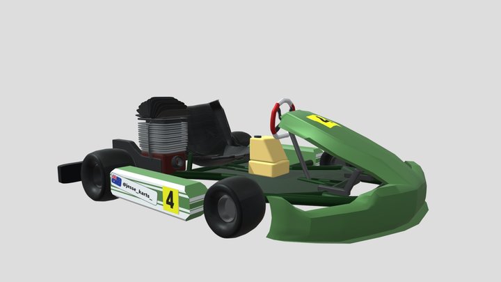 KA100 Go Kart (IAME) 3D Model