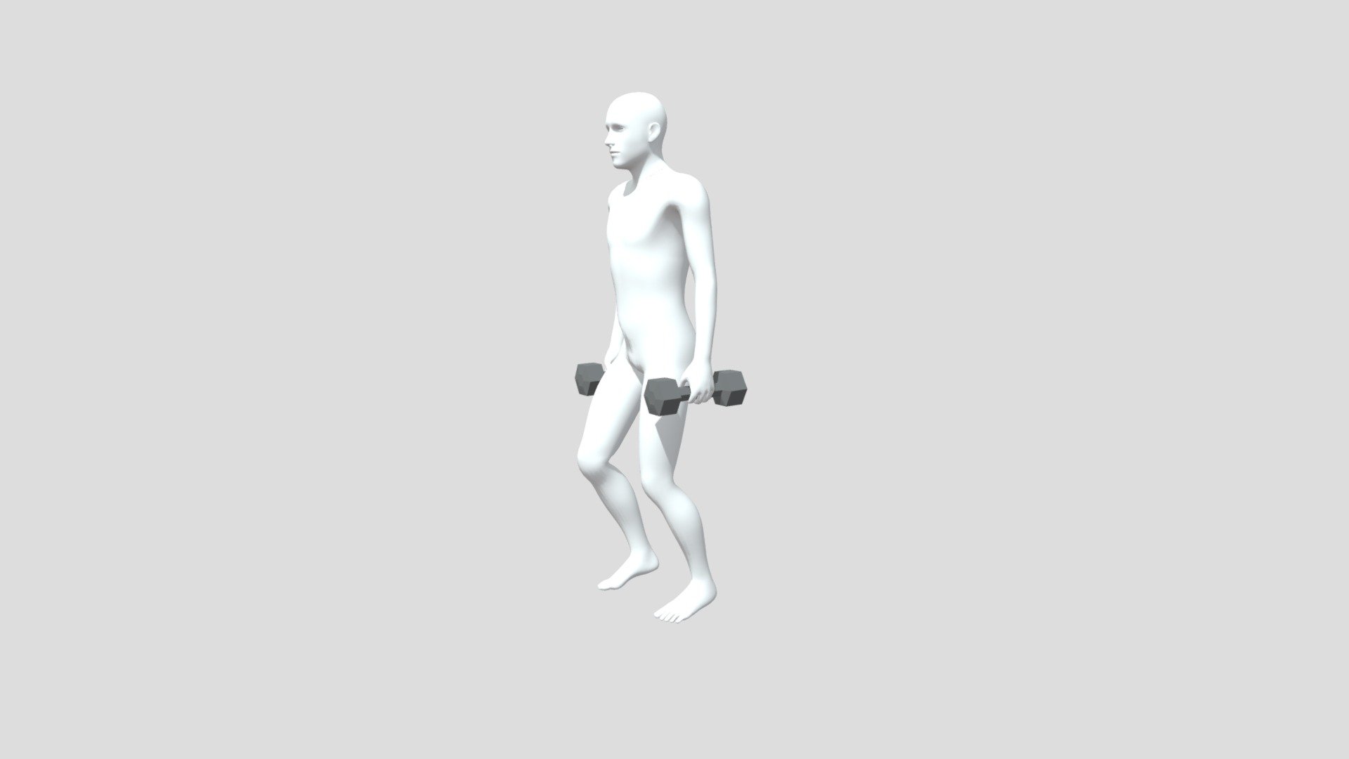 Dumbell Walk Animation